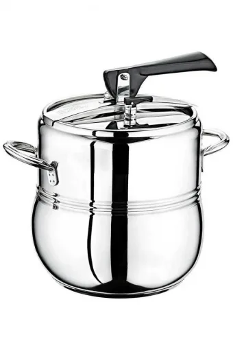 Oms 5104 2 Parça Klasik Güveç Düdüklü Tencere 22 Cm 9 Litre Sade