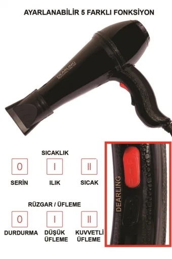 Dearling 2500w Saç Kurutma Makinası