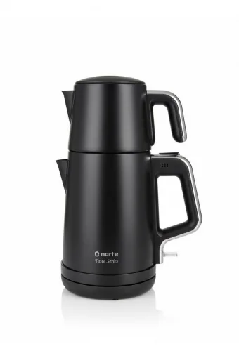 Narte Taste Series 2200W Elektrikli Çelik Çaydanlık ve Su Isıtıcı - Mat Siyah