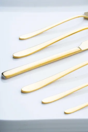 Acar Elenor Gold 72 Parça 12 Kişilik Çatal Kaşık Bıçak Seti - ART-05006