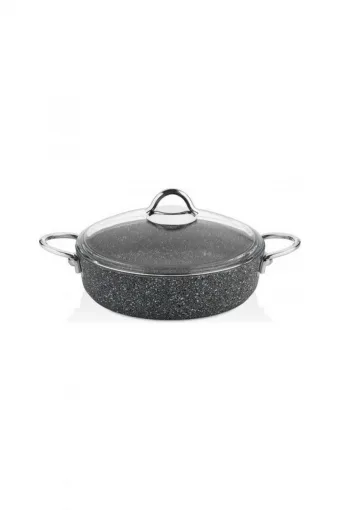 Falez Pedra İndüksiyonlu Granit 26 cm Karnıyarık Tenceresi - PDR 1012