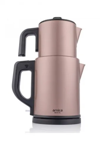 Arnica Demli XL 1800 W Çelik Çay Makinesi - Rose - IH33280