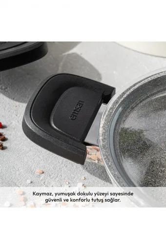 Emsan Fortis Granit 6 Parça Sahan Seti - Gri
