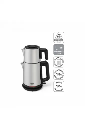Arzum AR3158 Arzum Neosteel Inox Çay Makinesi