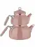 Neva Rose Chocolate Emaye Kombinim Set N2954
