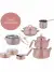 Neva Rose Chocolate Emaye Kombinim Set N2954