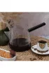 Arow Isıya Dayanıklı Borosilikat Cam Cezve - 1000 ML - PM-2714 Siyah - Siyah