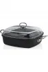 Taç Gravita Kare Döküm Tencere 28 cm Siyah TAC-3491 - Black