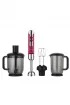 Korkmaz Mia Mega Siyah Krom Blender Set A447-12 - Pembe