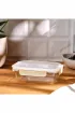 Emsan Soft 640 ml Borosilikat Saklama Kabı - Şeffaf