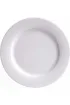 Porland Focus Beyaz 27cm Servis Tabağı - Rölyefli - Beyaz