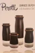 Perotti Caprice Black 4'lü Kavanoz Set Siyah - Black