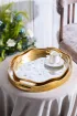 Myra 2'li Gold Cam Tepsi - 43.5/37.5 cm Gold - Gold