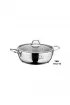 Sofram Soft 28Cm 5,30Lt Sığ Çelik Tencere - Inox/Krom