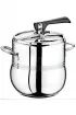Oms 5104 2 Parça Klasik Güveç Düdüklü Tencere 22 Cm 7 Litre - İnox