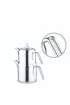 FMS Silindir Elmas Büyük Boy Boy Sade Çaydanlık - Metal - 4025 - İnox