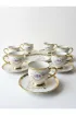 Paçi Home Fleur Yaldızlı 6 Kişilik Fincan Takımı P/POR-102093 - Çok Renkli