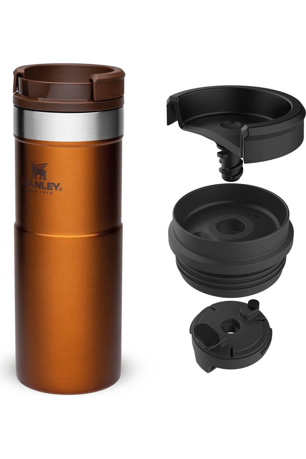 Stanley Klasik Neverleak Termos Bardak 0.47 Lt - Kahverengi