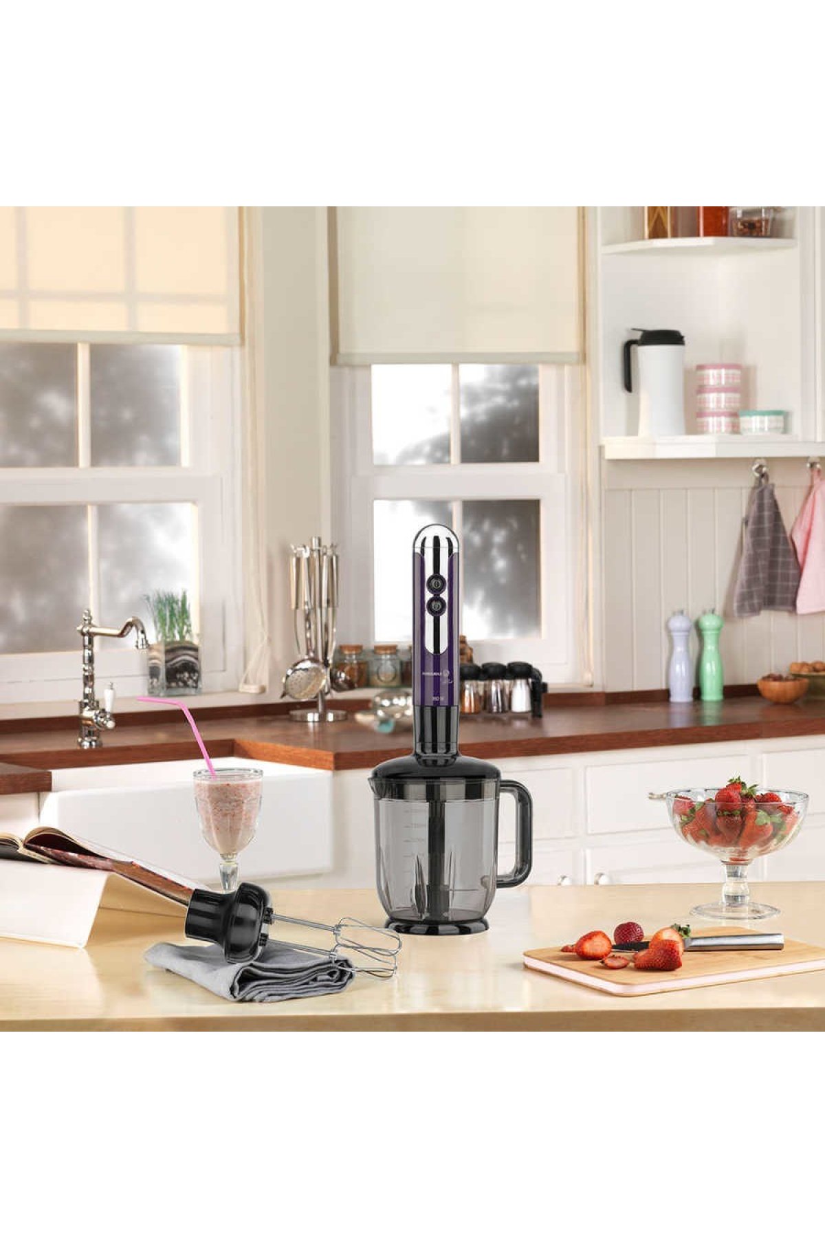 Korkmaz A447-08 Mia Mega Blender Set - Lavanta