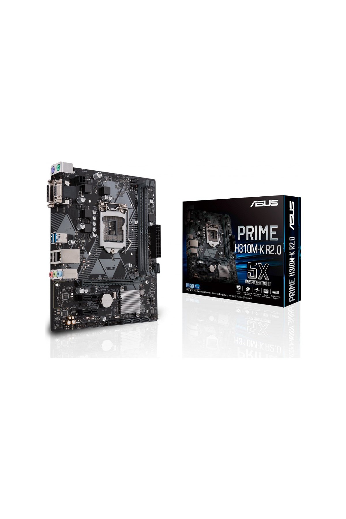 Asus Prime H310M-K R2.0 Intel H310 2666MHz (OC) DDR4 Soket 1151 mATX Anakart