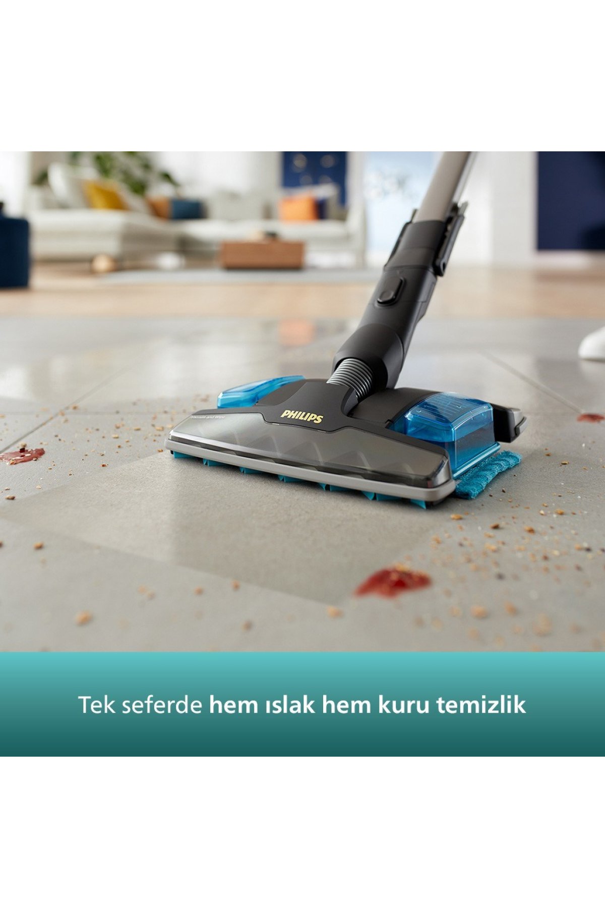 Philips xC8349/01 Aqua Plus Kablosuz Elektrikli Süpürge