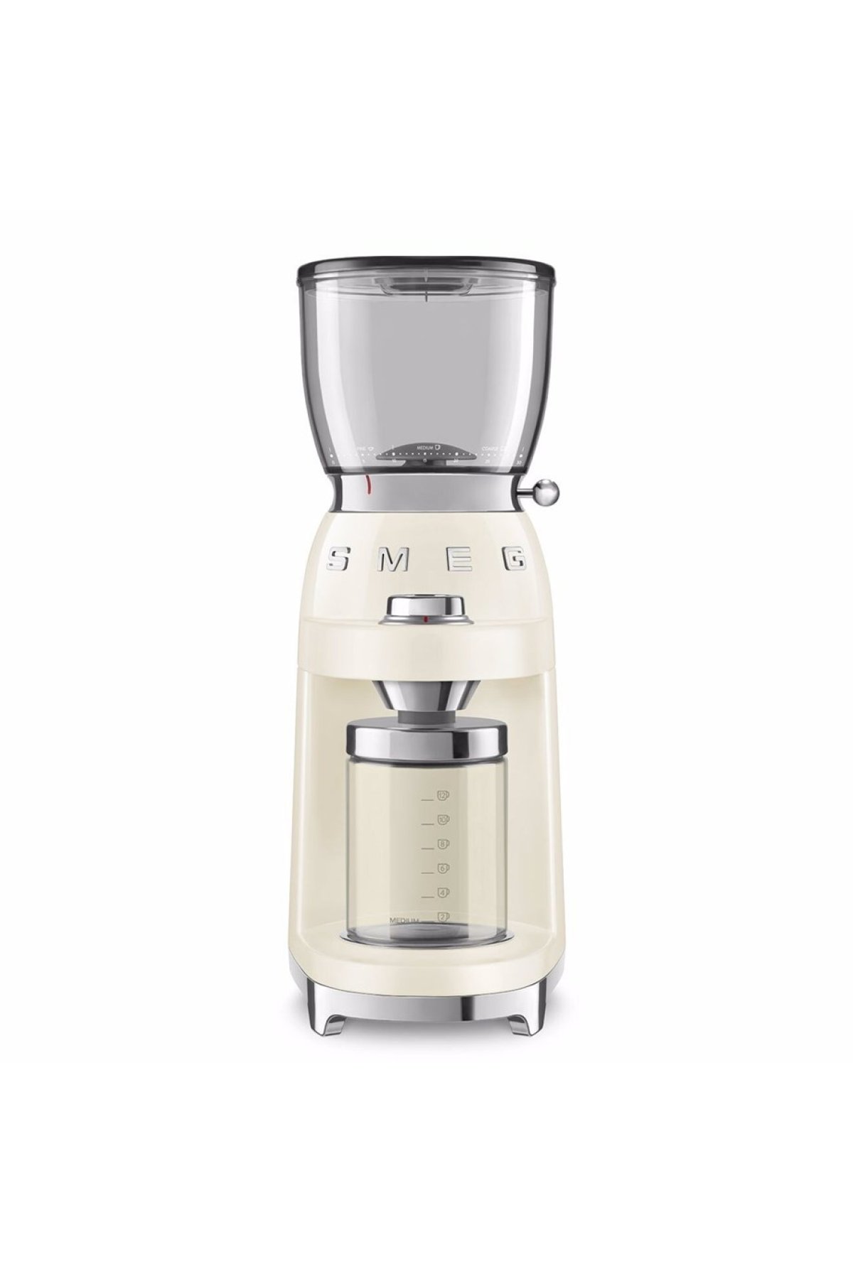 Smeg Krem Filtre Kahve Makinesi ve Kahve Öğütme Makinesi Seti