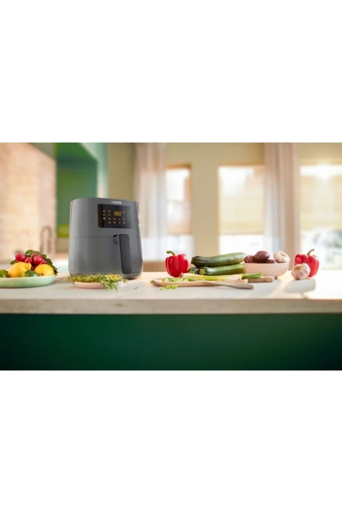 Philips HD9255/60 Airfryer Fritöz Gri