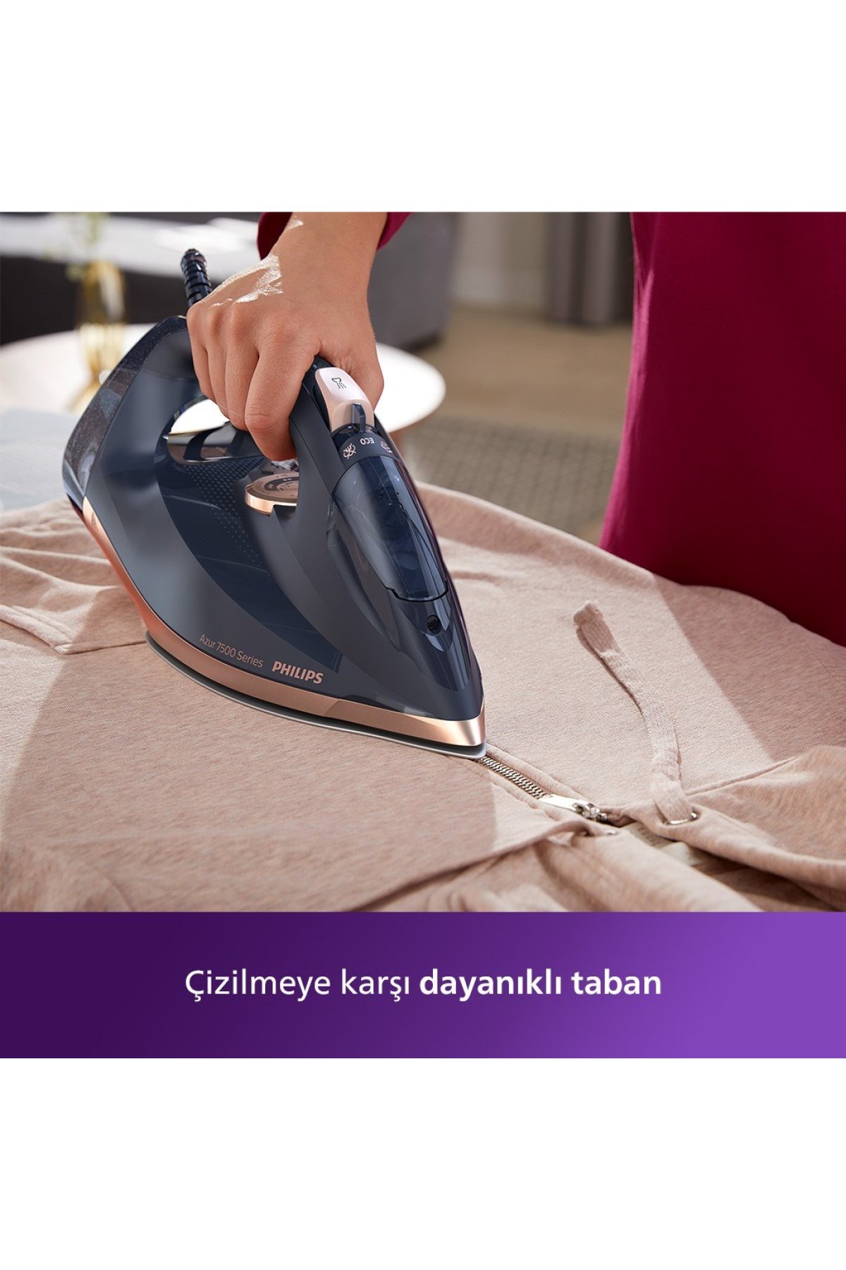Philips DST7510/80 Azur Buharlı Ütü 7500 Serisi Siyah