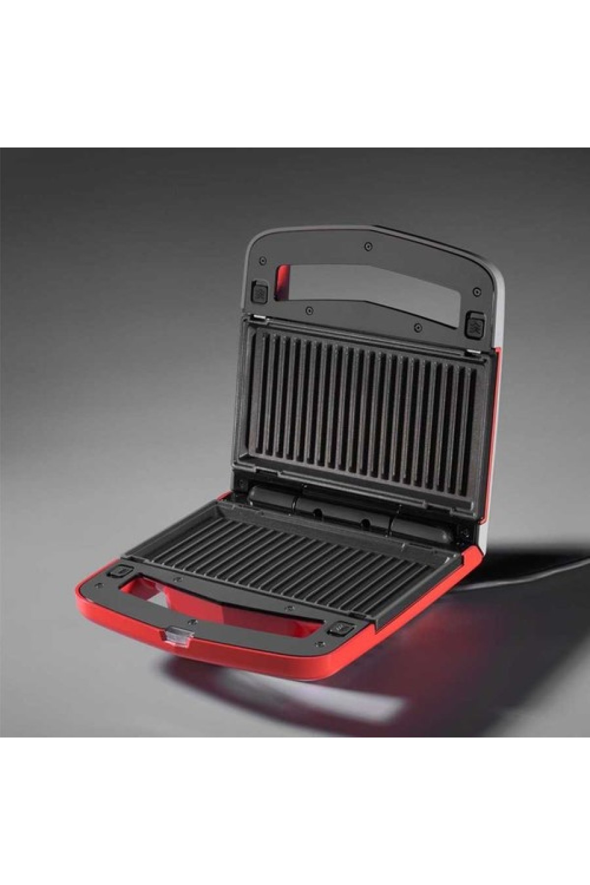 Korkmaz A309-02 Vertex 800 W Waffle ve Tost Makinesi Kırmızı