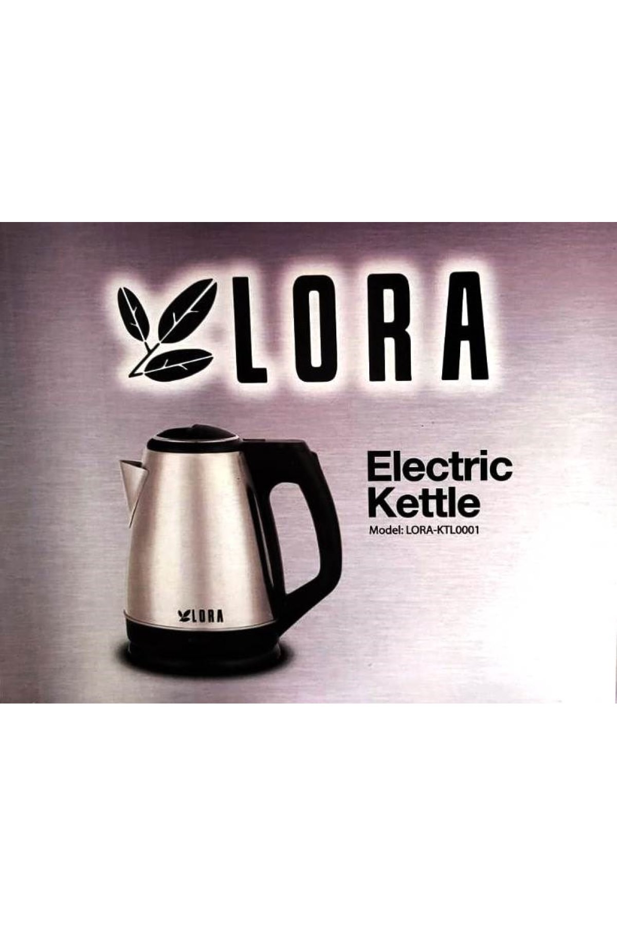Lora KTL0001 1,2 Lt Otel Tipi Kettle İnox