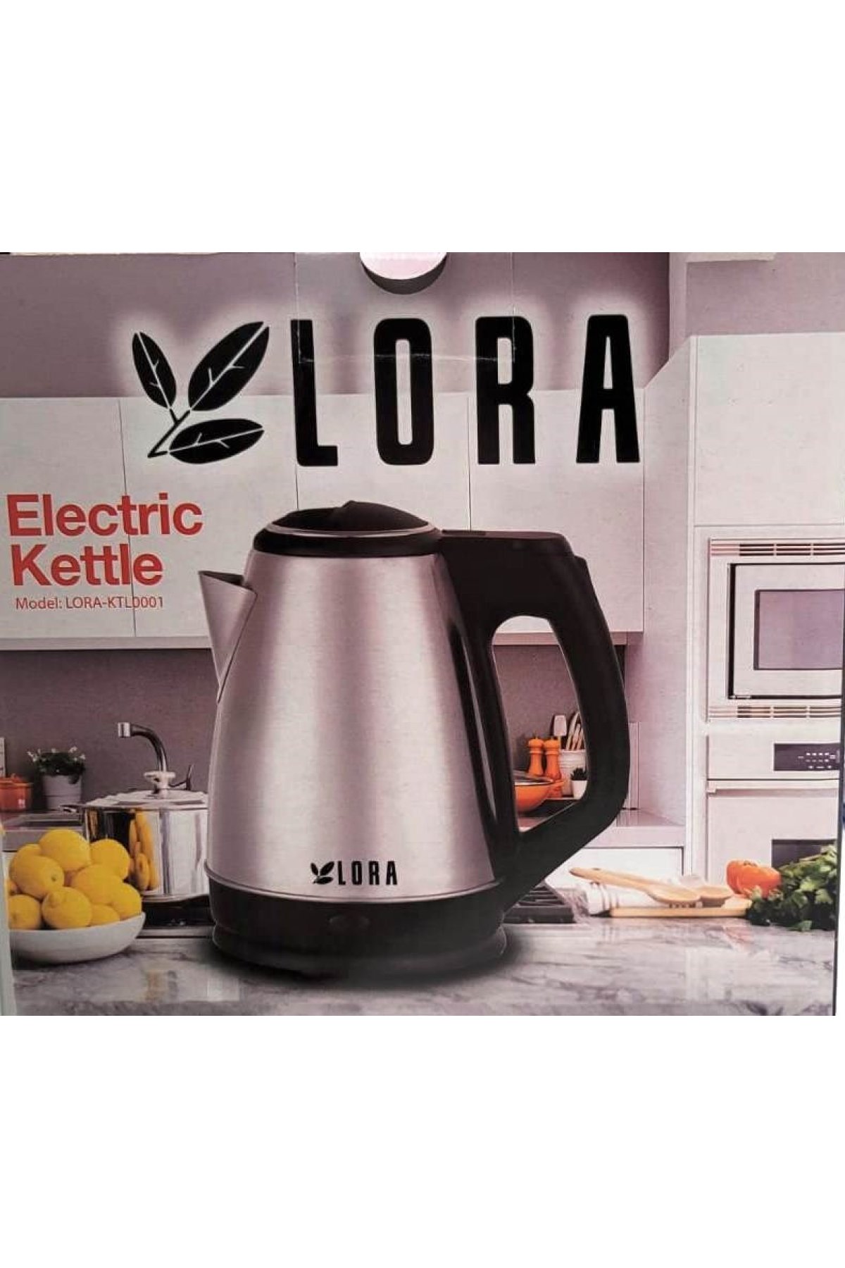 Lora KTL0001 1,2 Lt Otel Tipi Kettle İnox