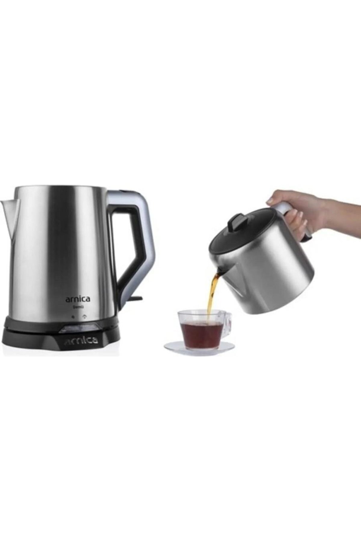 Arnica IH31050 Yeni Demli İnox Çay Makinesi