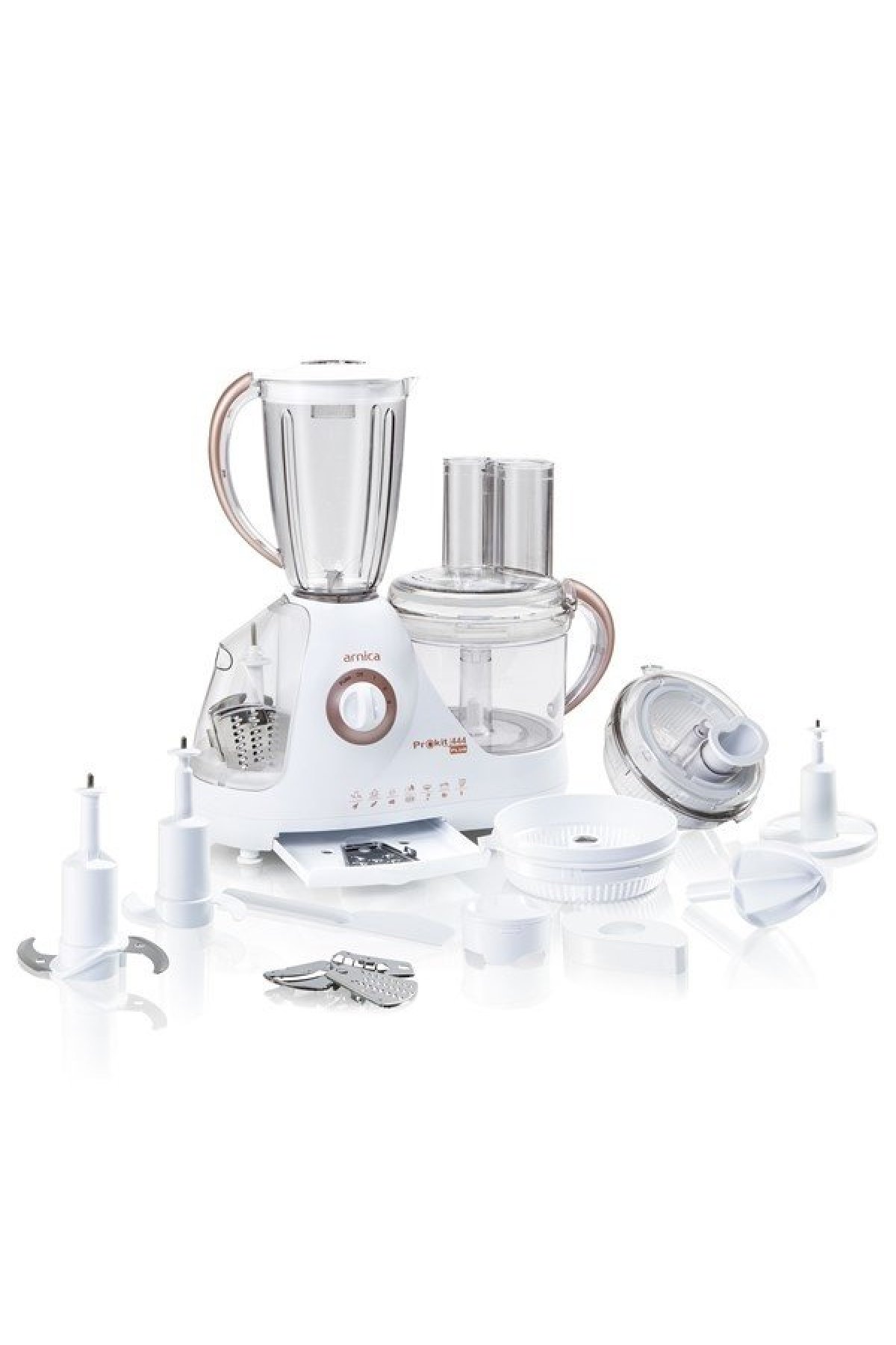 Arnica GH21021 Prokit 444 Plus Kompakt Mutfak Robotu Rose