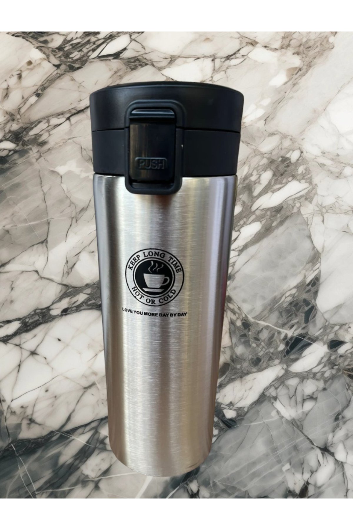 Arow Süper Trend Çift Katmanlı Termos - 500 ML - D-281-İnox