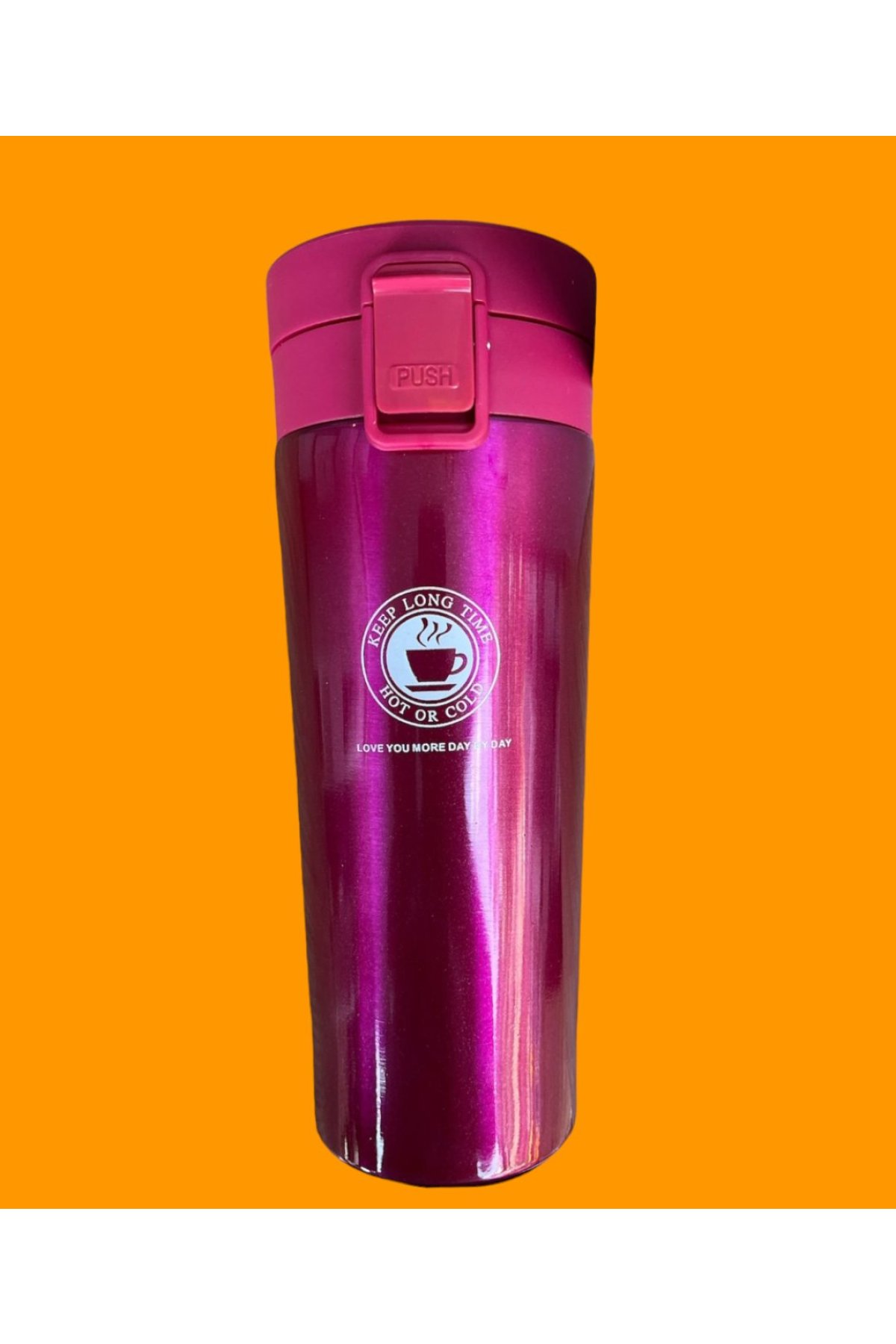 Arow Süper Trend Çift Katmanlı Termos - 500 ML - D-281-Fuşya