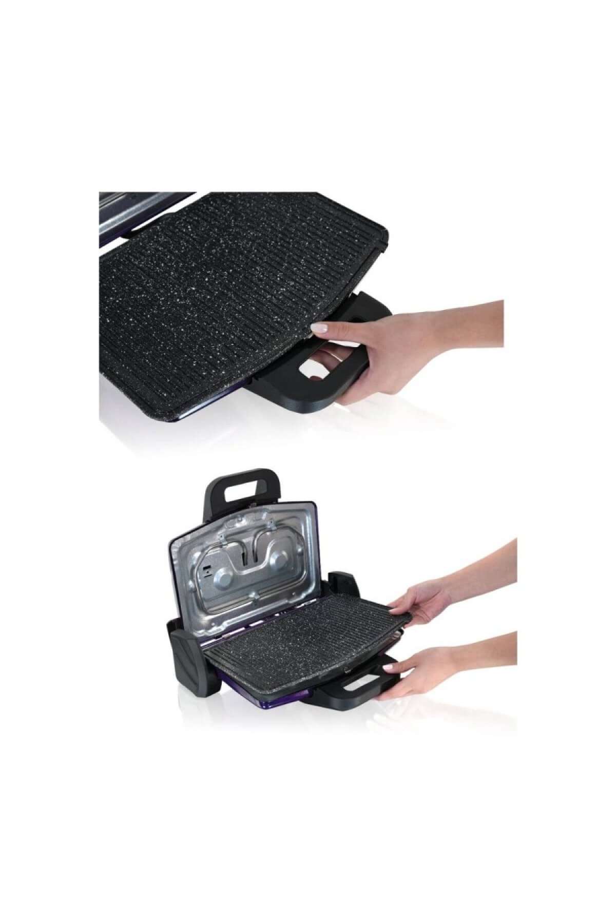 Arnica Ayvalık Granit Tost Makinesi - Mor - GH26123