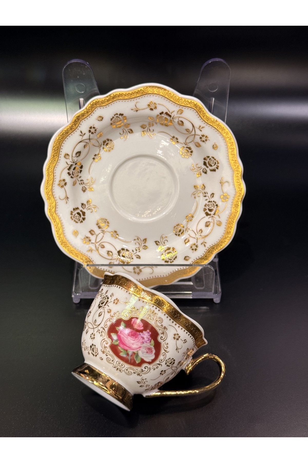 Sembol Elegant Kahve Fincan Takımı Gold