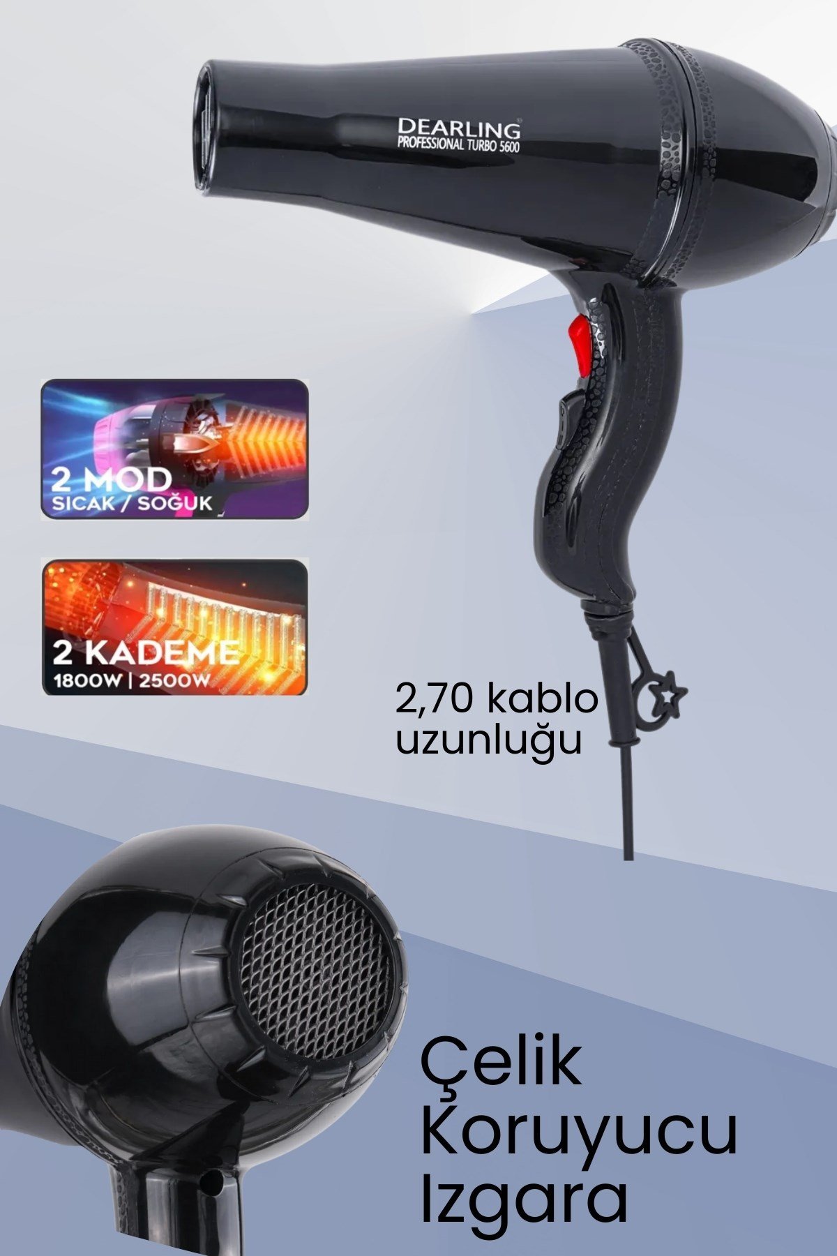 Dearling 2500w Saç Kurutma Makinası
