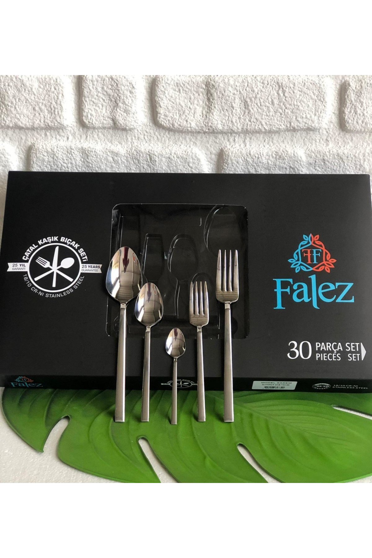 Falez Sadem 30 Parça 6 Kişilik Çatal Kaşık Seti