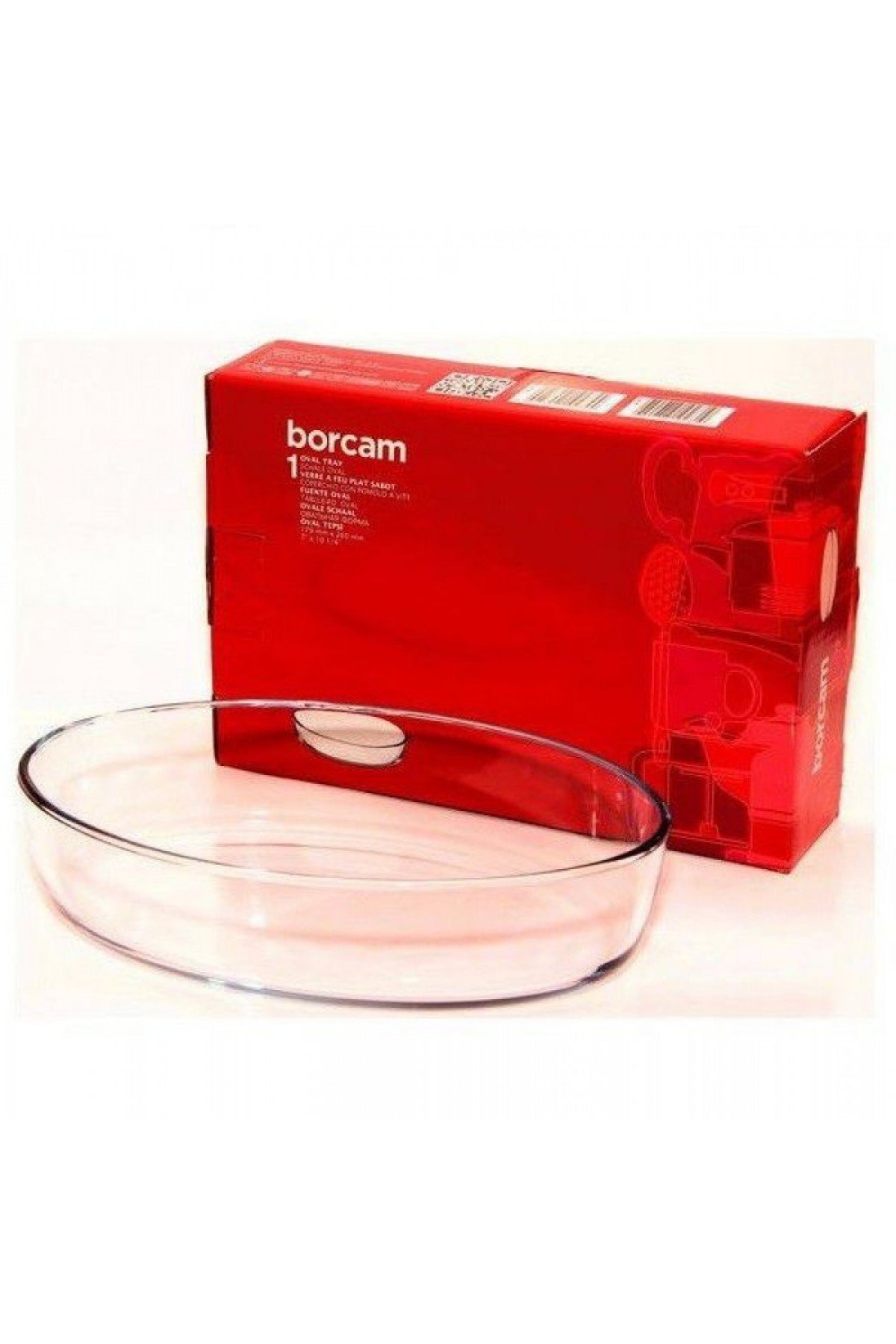 Paşabahçe Borcam Oval Tepsi 18*26 Cm