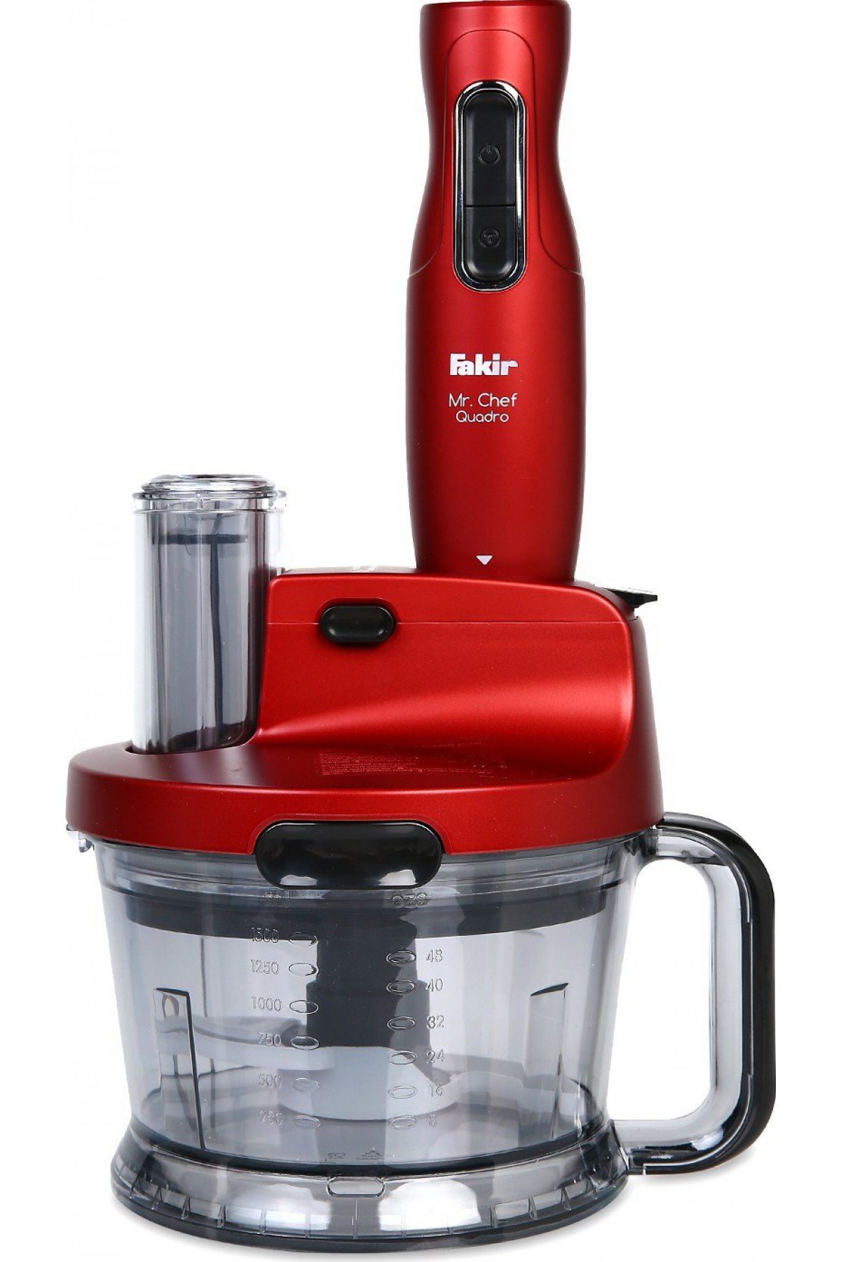 Fakir Mr Chef Quadro Kırmızı Mutfak Robotu Blender Seti Rouge