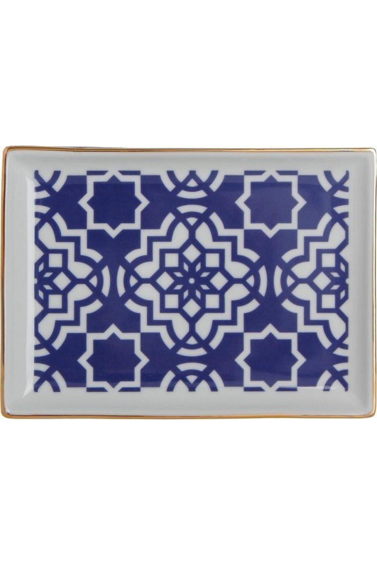 Porland Morocco Kahvaltı Tabağı Desen7 Mor 18 x 13 cm
