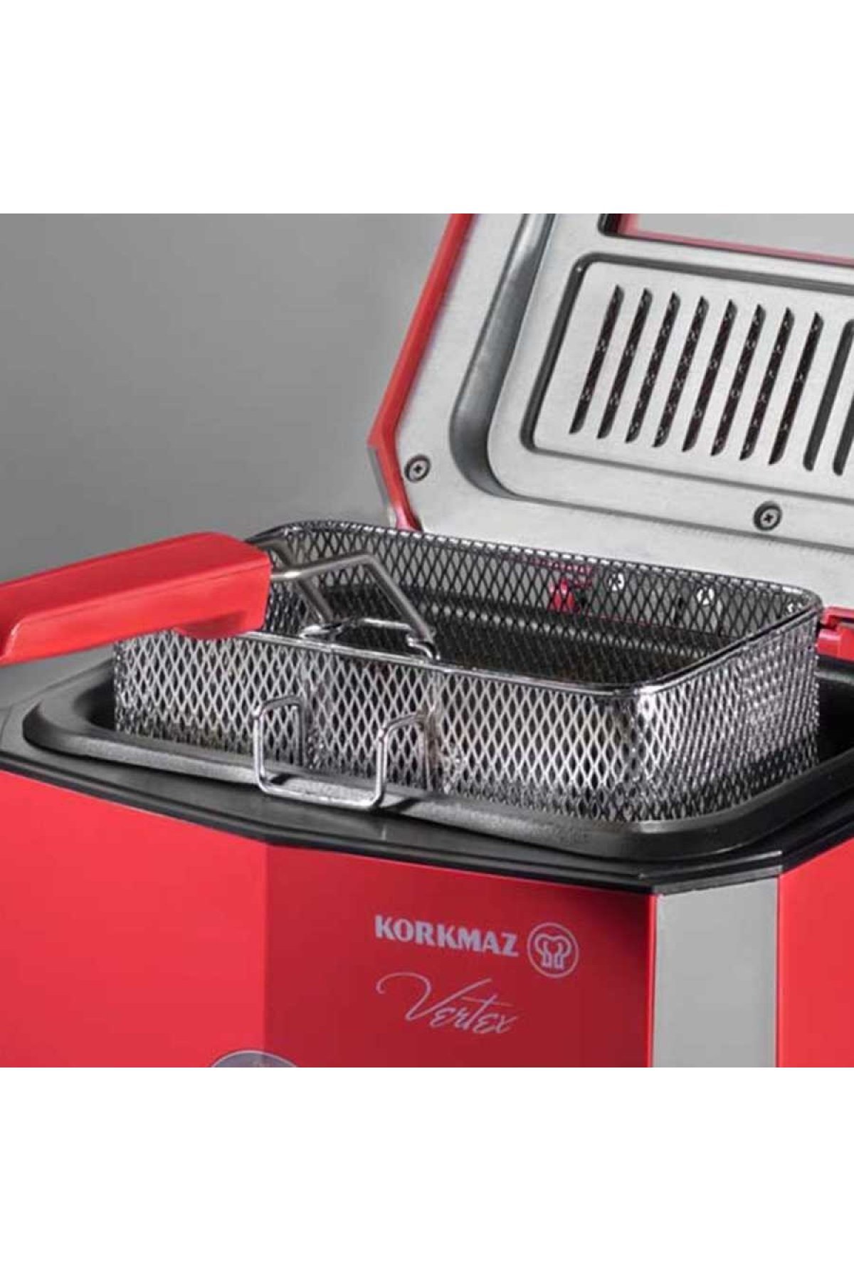 Korkmaz Vertex A486 02 Fritöz - Kırmızı