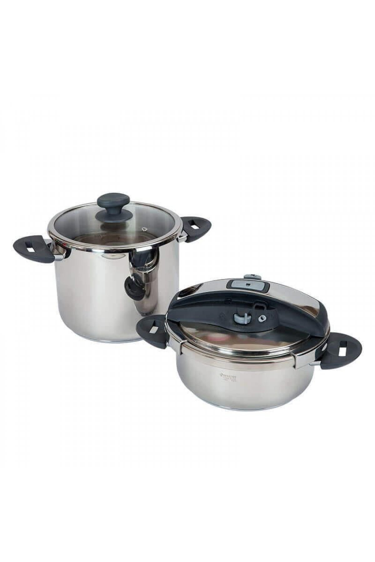 Esse Essenso Steam-Cook Düdüklü Tencere Seti 7+3.5 Lt Siyah